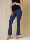Maternity Bootcut Jeans- Denim Blue
