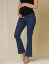 Maternity Bootcut Jeans- Denim Blue