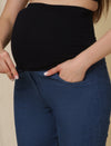 Maternity Bootcut Jeans- Denim Blue
