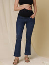 Maternity Bootcut Jeans- Blue