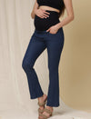 Maternity Bootcut Jeans- Blue