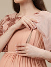 Maternity Cape Gown Dress