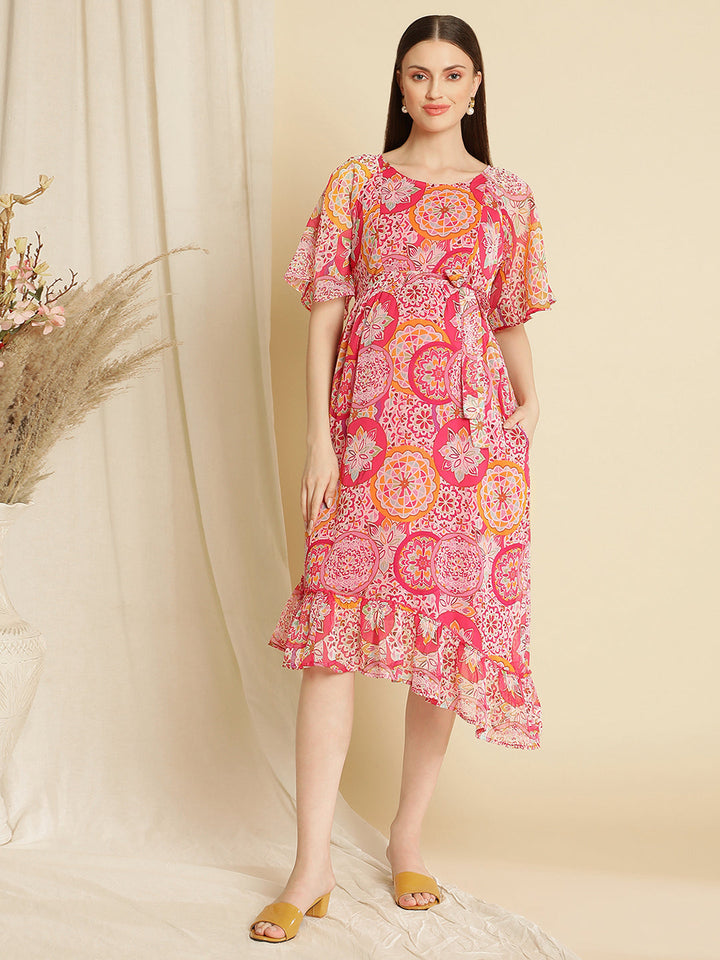 Maternity Chiffon Dress