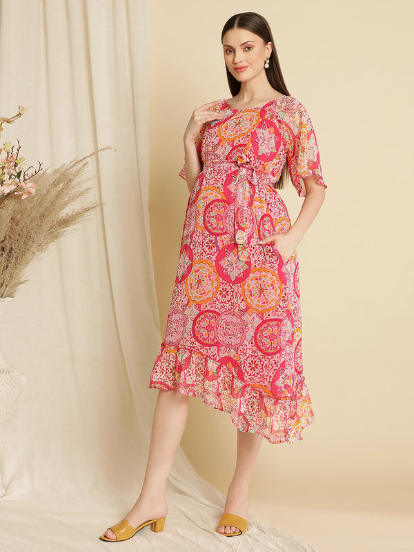 Maternity Chiffon Dress