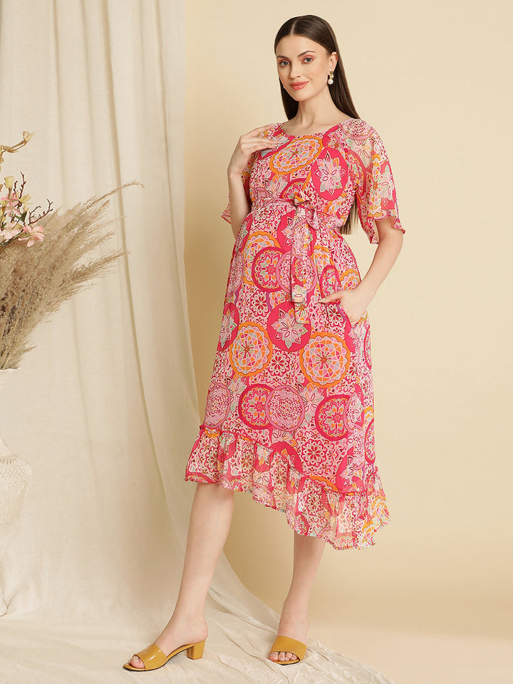 Maternity Chiffon Dress