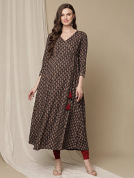 Feeding Anarkali Kurti with Zip