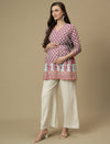 Maternity Cotton Angrakha Short Kurti Top