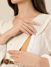 Maternity & Nursing White Schiffli Cotton Maxi Dress