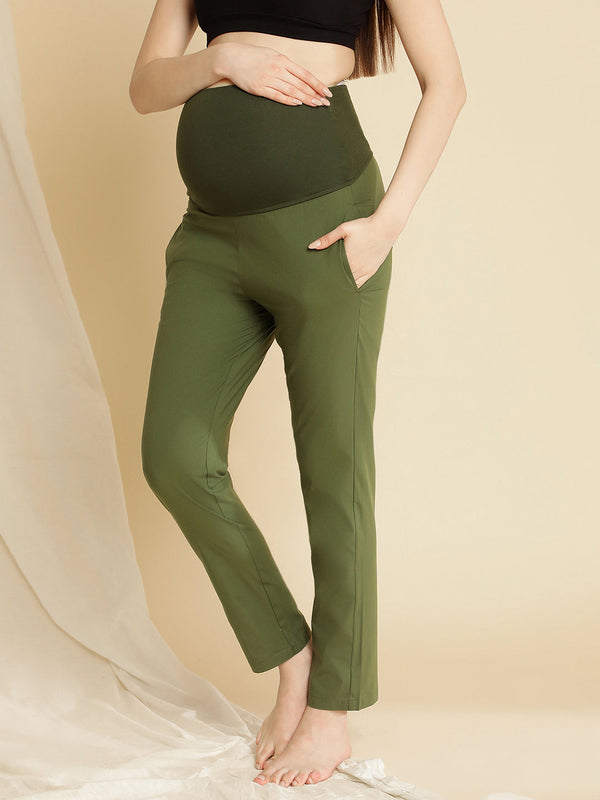 Maternity Cotton Formal Pants