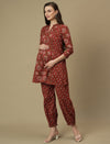 Maternity Cotton Kurti with Pants Matching Set