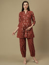 Maternity Cotton Kurti with Pants Matching Set
