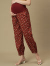 Maternity Cotton Kurti with Pants Matching Set