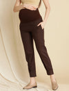 Maternity Formal Linen Trousers