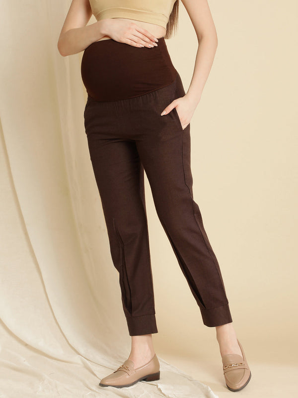 Maternity Cotton Linen Pant