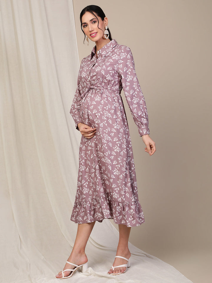 Nursing Shirt Dress