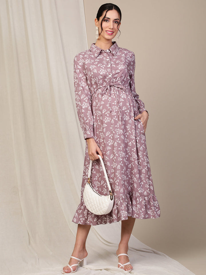 Nursing Shirt Dress