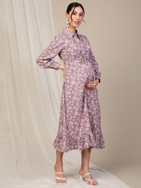 Nursing Shirt Dress