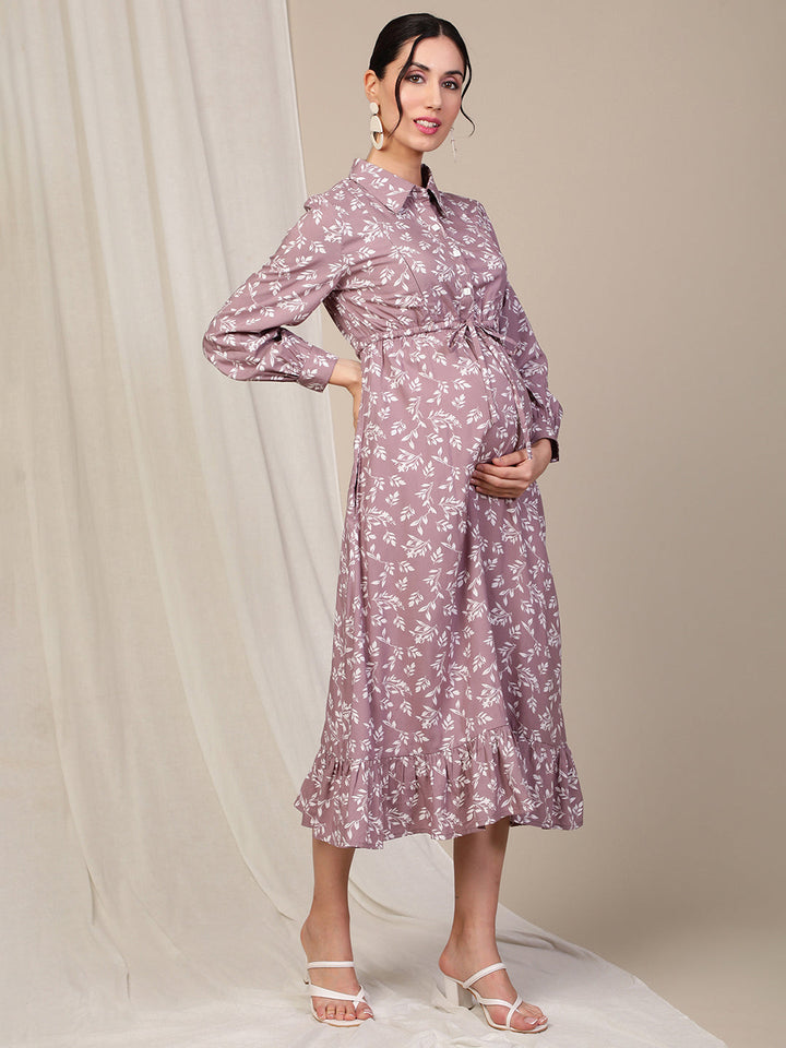 Nursing Shirt Dress