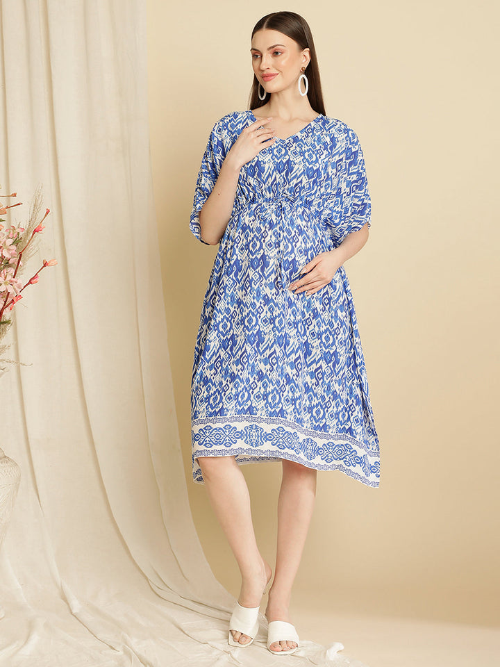 Maternity Cotton Short Kaftan