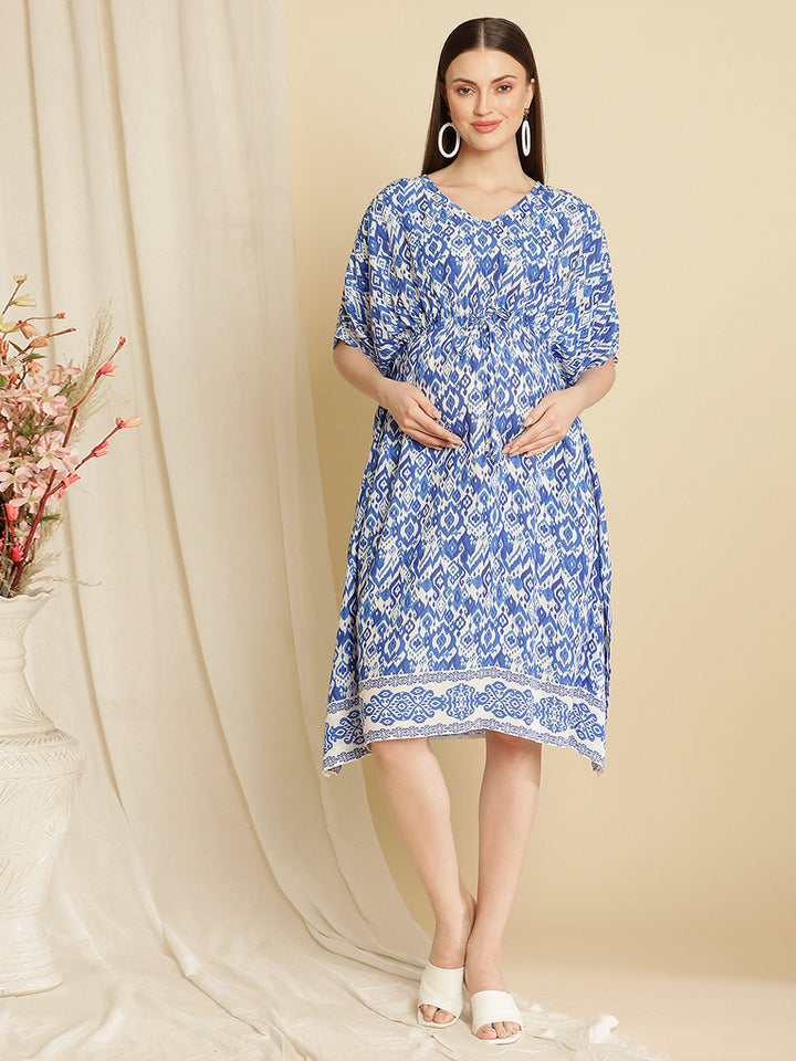 Maternity Cotton Short Kaftan