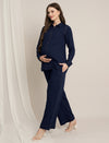 Maternity Denim Co-ord Set - Blue