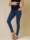 Skinny-fit Maternity Denim Pants- Blue