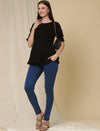 Skinny-fit Maternity Denim Pants- Blue