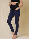 Skinny-fit Maternity Denim Pants- Navy Blue