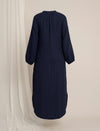 Maternity Denim Maxi Shirt Dress