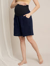 Maternity Denim Gauze Shirt & Shorts Co-ord Set