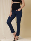 Maternity Denim Trousers- Denim Blue