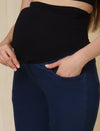 Maternity Denim Trousers- Denim Blue