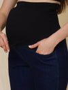 Maternity Denim Trousers- Navy Blue