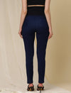 Maternity Denim Trousers- Navy Blue