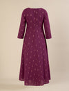Maternity & Nursing Ethnic Print Cotton Long Kurta with Dupatta