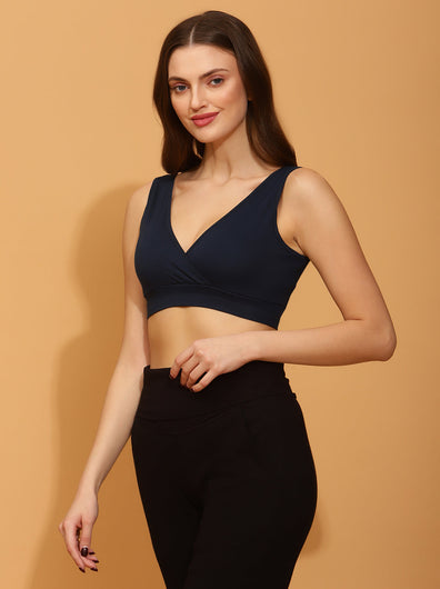 Blue Maternity & Nursing Bra