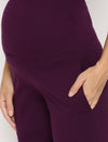 Maternity Night Suit Shorts Set- Purple
