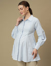 Maternity Flare Long-Sleeve Top