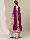 2pc. Maternity Anarkali Dress with Dupatta