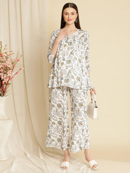 2pc. Maternity Floral Matching Set