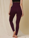 Maternity French Terry Leggings- Purple