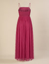 Mauve Maternity Gown with Draped Cape