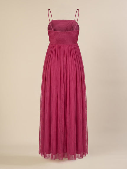 Mauve Maternity Gown with Draped Cape