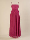 Mauve Maternity Gown with Draped Cape