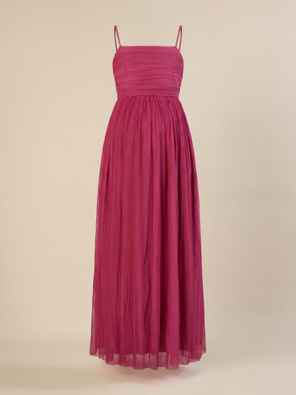 Mauve Maternity Gown with Draped Cape