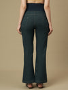 Maternity Green Bootcut Jeans