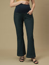 Maternity Green Bootcut Jeans