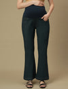 Maternity Green Bootcut Jeans