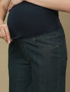 Maternity Green Flare Bell Bottom Jeans