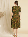 Maternity Green Midi Dress